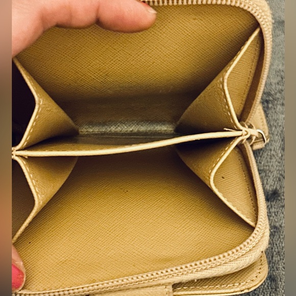 Prada Beige/Camel color Compact wallet - Picture 11 of 12